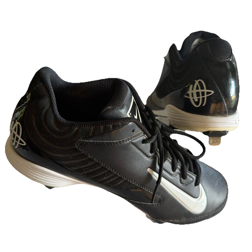 Nike Men’s size 11 Huarache Strike Low Metal Baseball Cleats 615963-010 Shoes